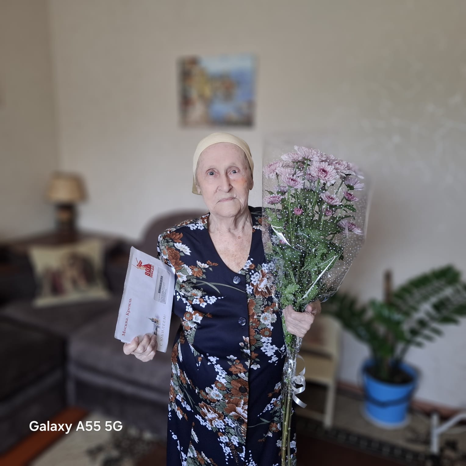 Жительница Невинномысска получила от Президента России поздравление с юбилеем.