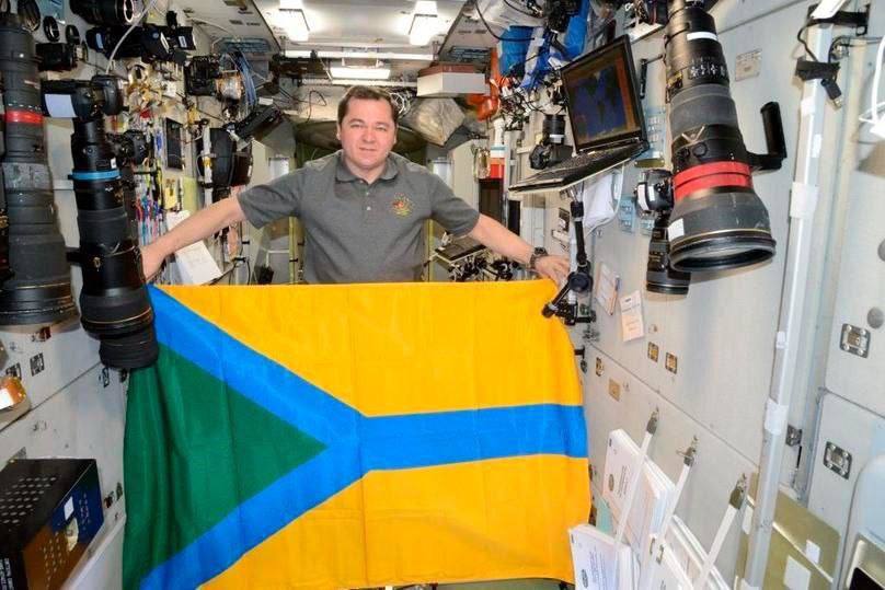 Космонавт из Невинномысска Олег Скрипочка отметил юбилей.
