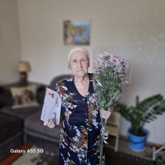 Жительница Невинномысска получила от Президента России поздравление с юбилеем. Жительница Невинномысска получила от Президента России поздравление с юбилеем.